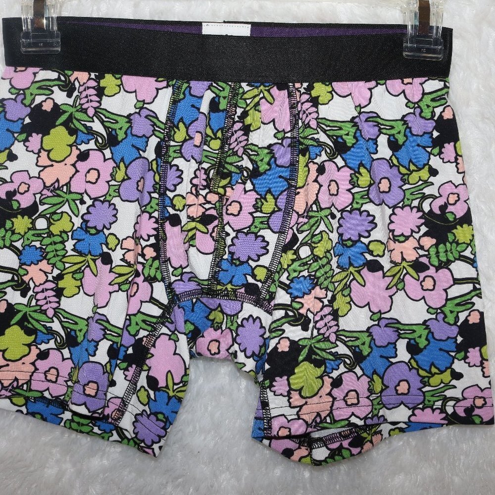 MeUndies flower power men's/teens boxer briefs size medium